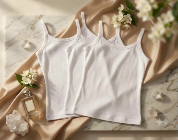 Bodycare Kids Girls' Vest. Single Piece Pack and Pack of Three both options are available.