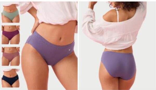 Enamor CR 17 Hipster Pack of three. Color and Print may vary.